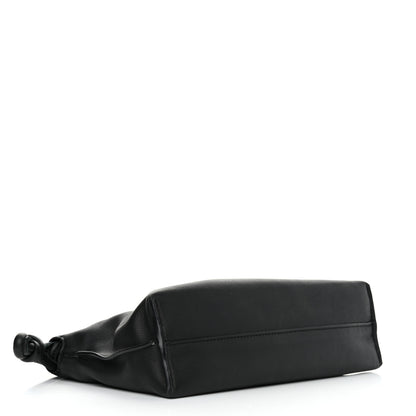 Loewe Calfskin Mini Flamenco Knot Clutch Black 4 of 10