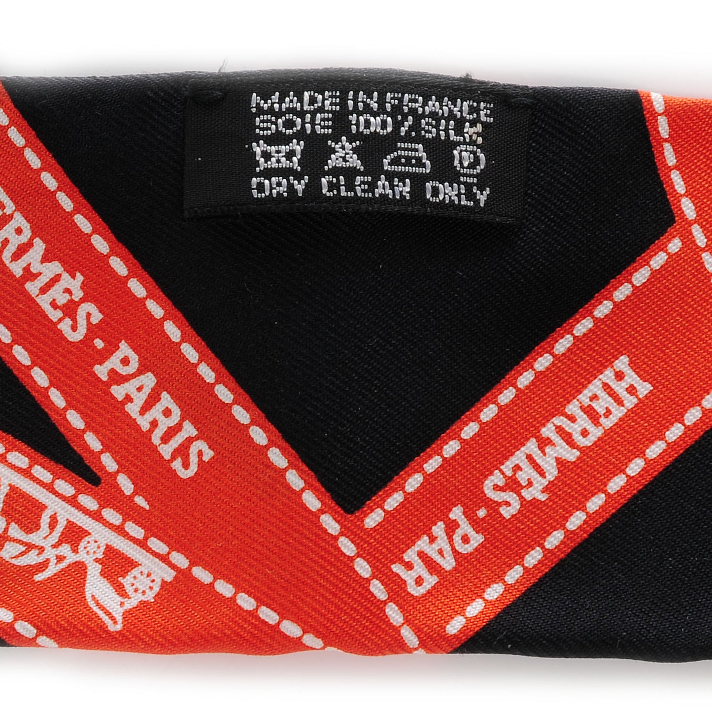 Silk Bolduc Twilly Black and Orange