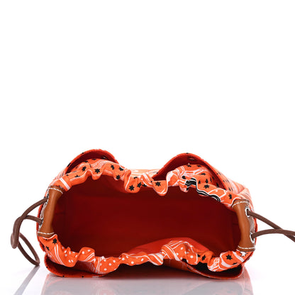 Hermes Barenia Silk Eperons d'Or Fourbi 20 PM Pouch Orange Fauve 4 of 4