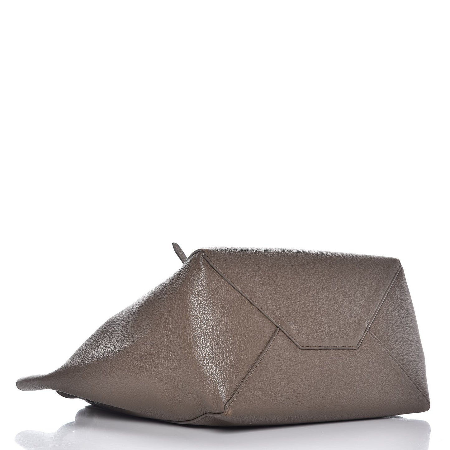 Soft Grained Calfskin Small Belt Cabas Phantom Taupe