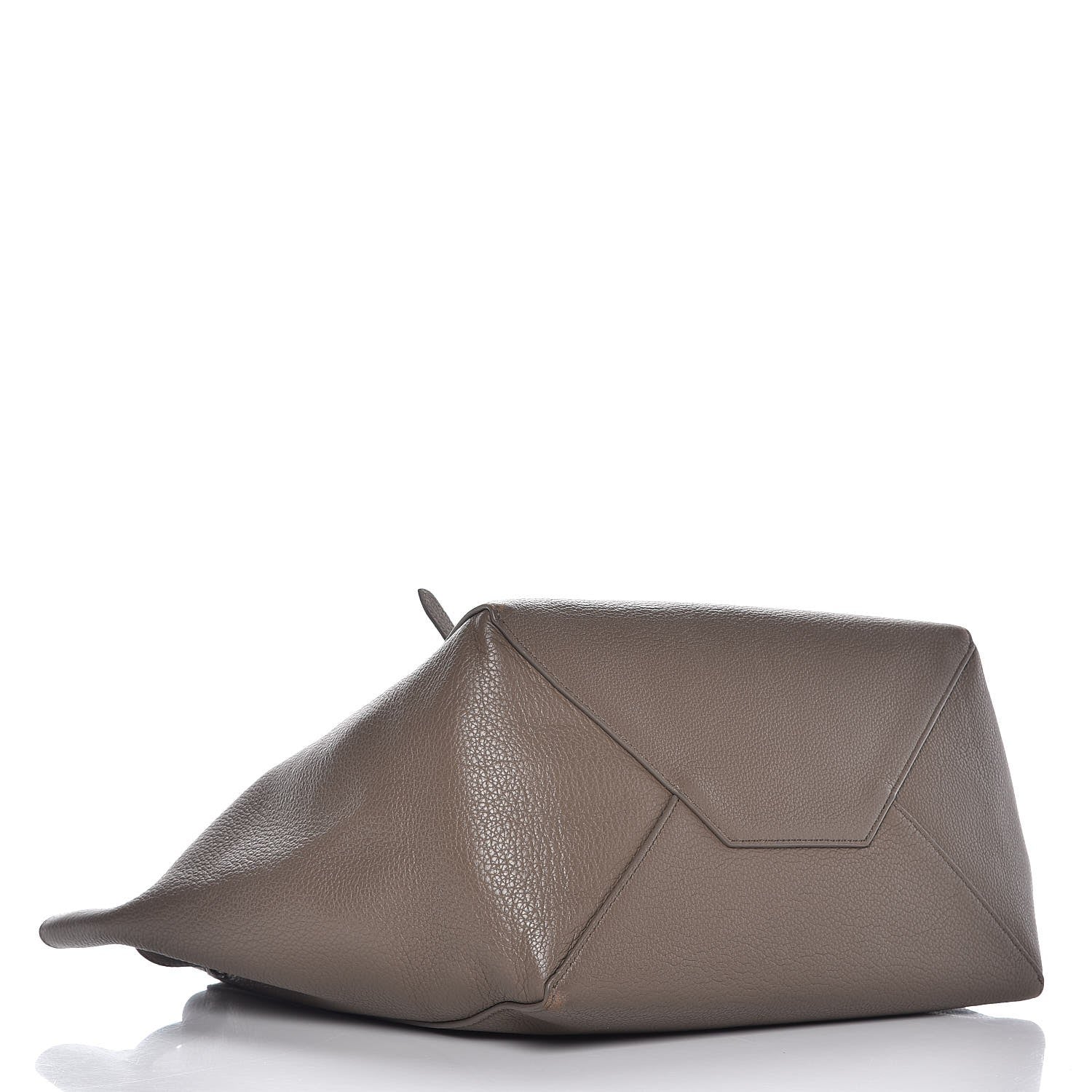 Celine Soft Grained Calfskin Small Belt Cabas Phantom Taupe 4 of 14