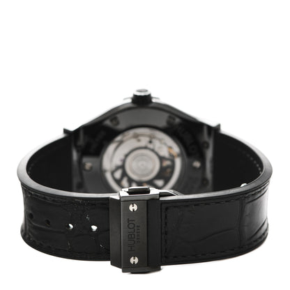 Hublot Ceramic Carbon Diamond Pave Bezel 45mm Classic Fusion Black Magic Automatic Watch Black 511.CM.1170.LR.1104 3 of 4
