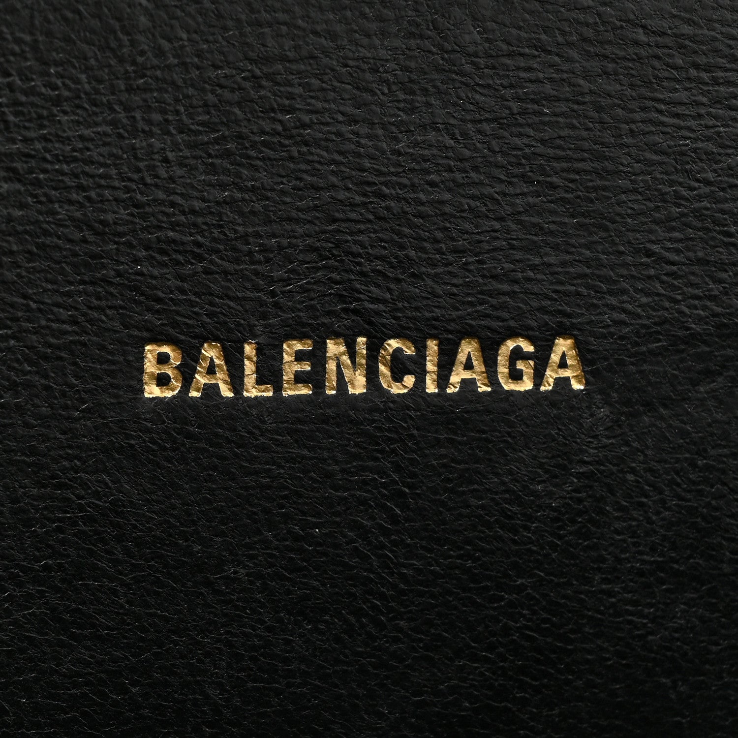 Balenciaga Metallic Calfskin Crocodile Embossed Hourglass Top Handle Bag XS Gold 6 of 16