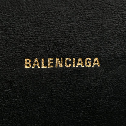 Balenciaga Metallic Calfskin Crocodile Embossed Hourglass Top Handle Bag XS Gold 6 of 16