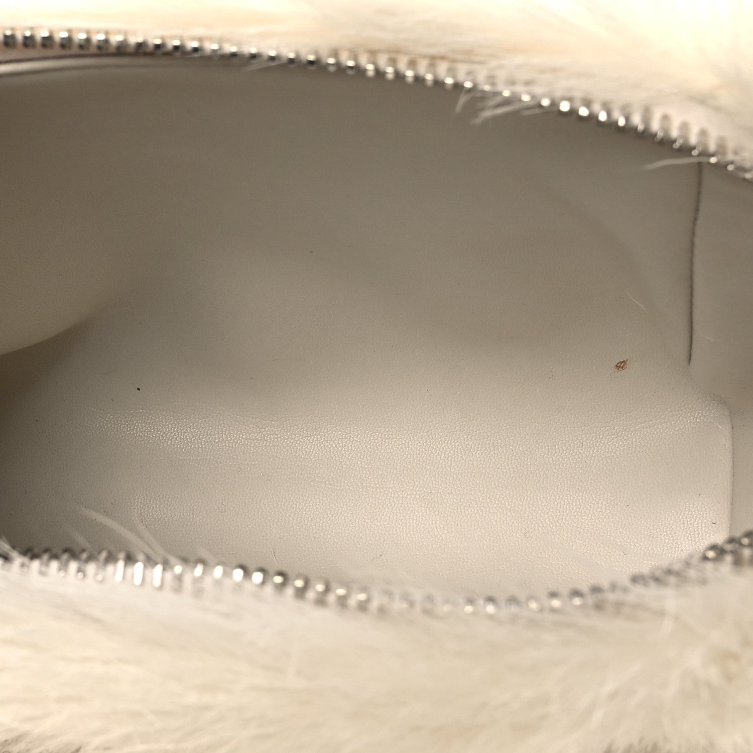 Givenchy Faux Fur XS Lock Antigona Shoulder Bag White 5 of 12