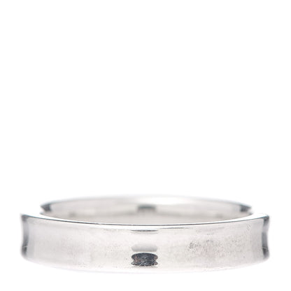 Tiffany Sterling Silver Narrow 1837 Band Ring 54 7 3 of 5