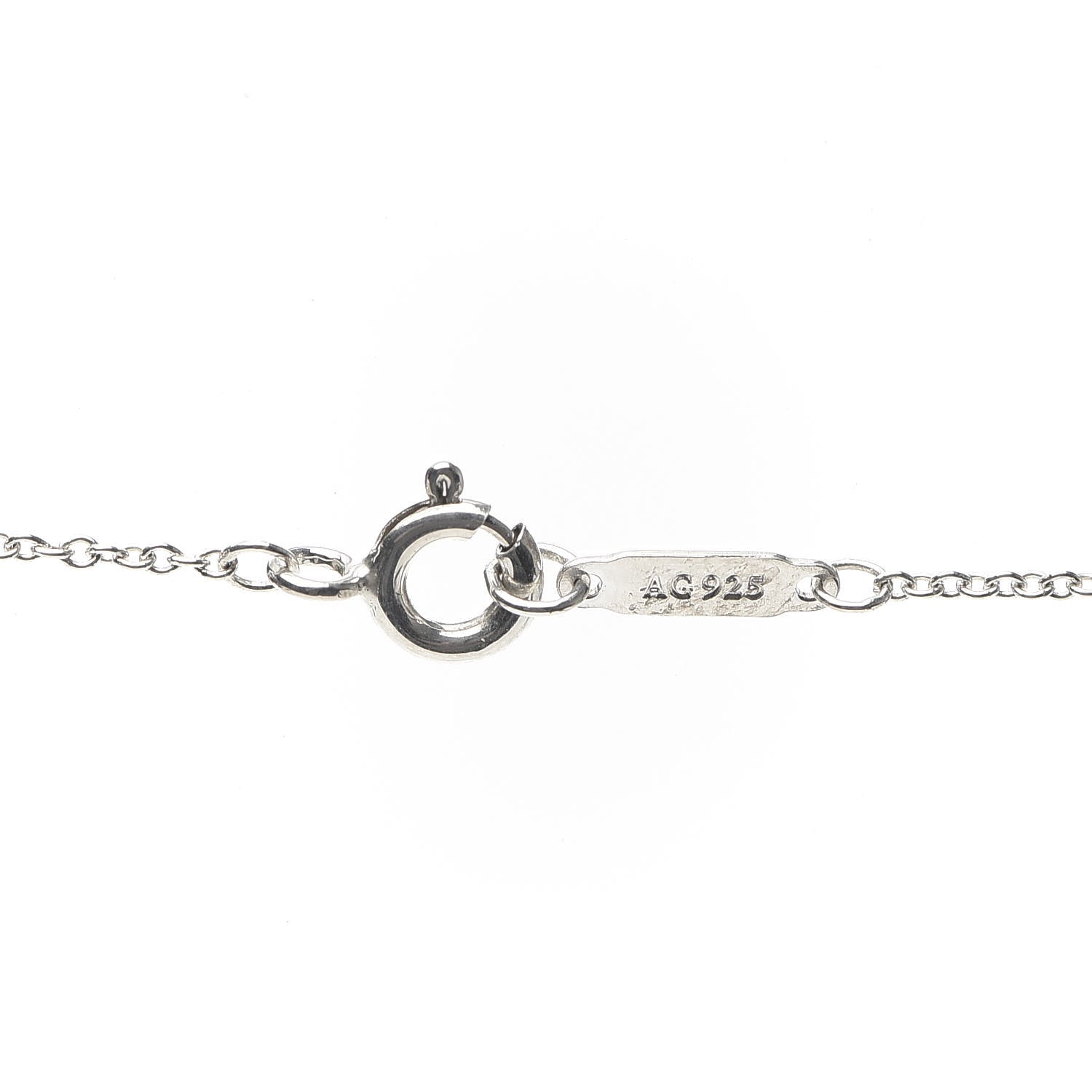 Tiffany Sterling Silver Medium Return to Tiffany Heart Pendant Necklace 5 of 5