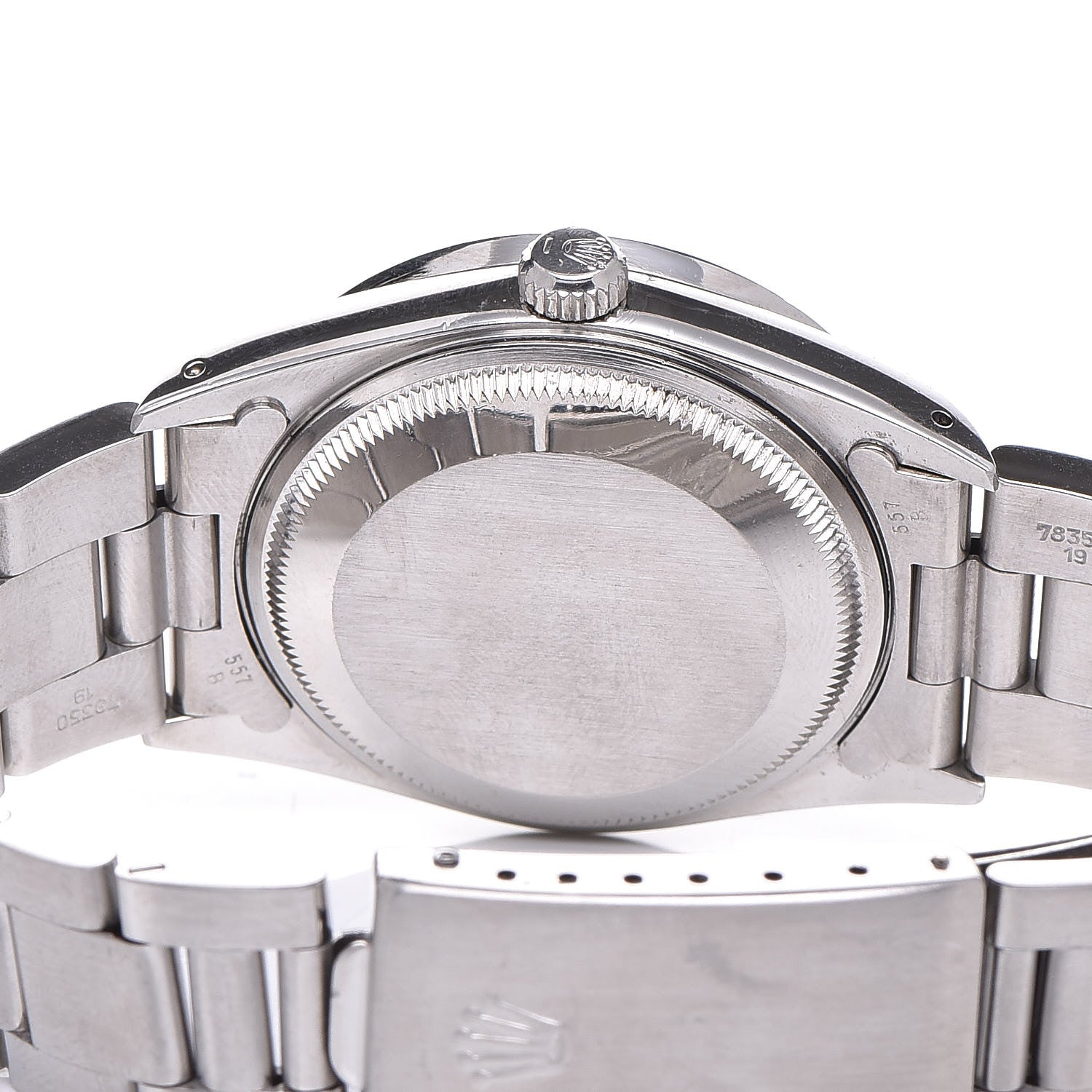 Rolex Stainless Steel 34mm Oyster Perpetual Date Watch Silver 15210 5 of 6