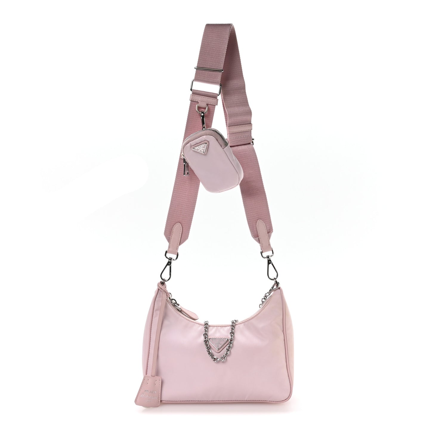 Nylon Re-Edition 2005 Shoulder Bag Alabastro Alabastro