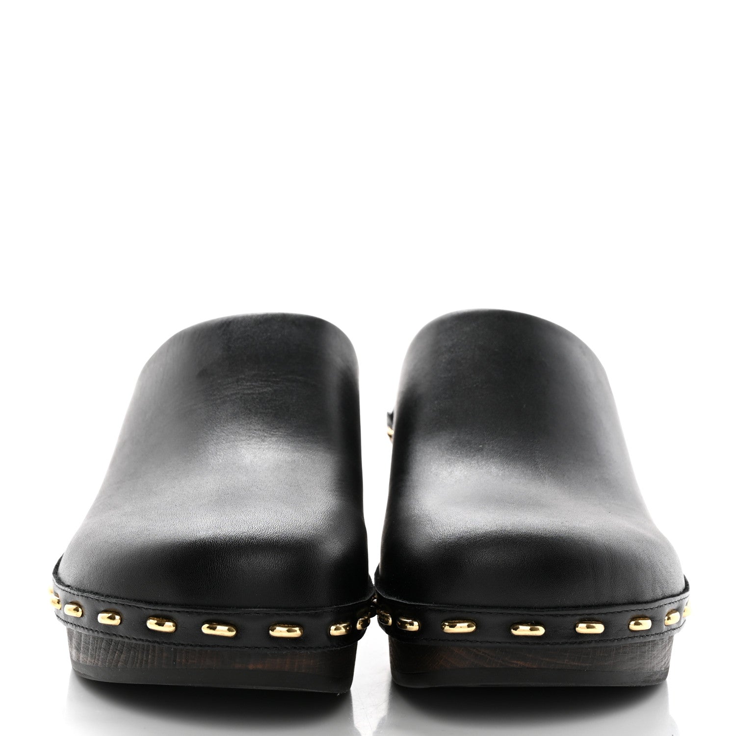 Fendi Vitello Baguette 25/60mm Clogs 37 Black 2 of 8