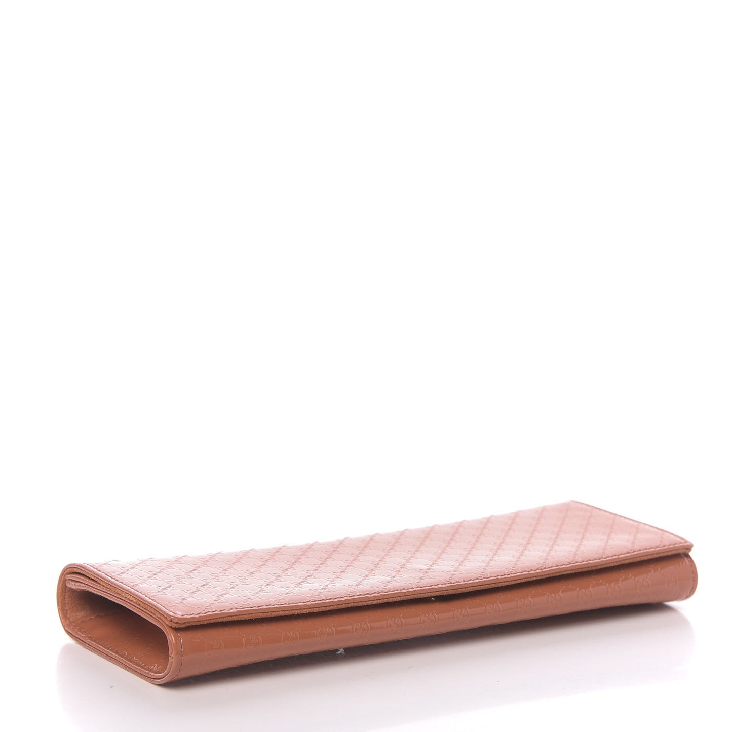 Patent Microguccissima Small Broadway Clutch Sun Orange