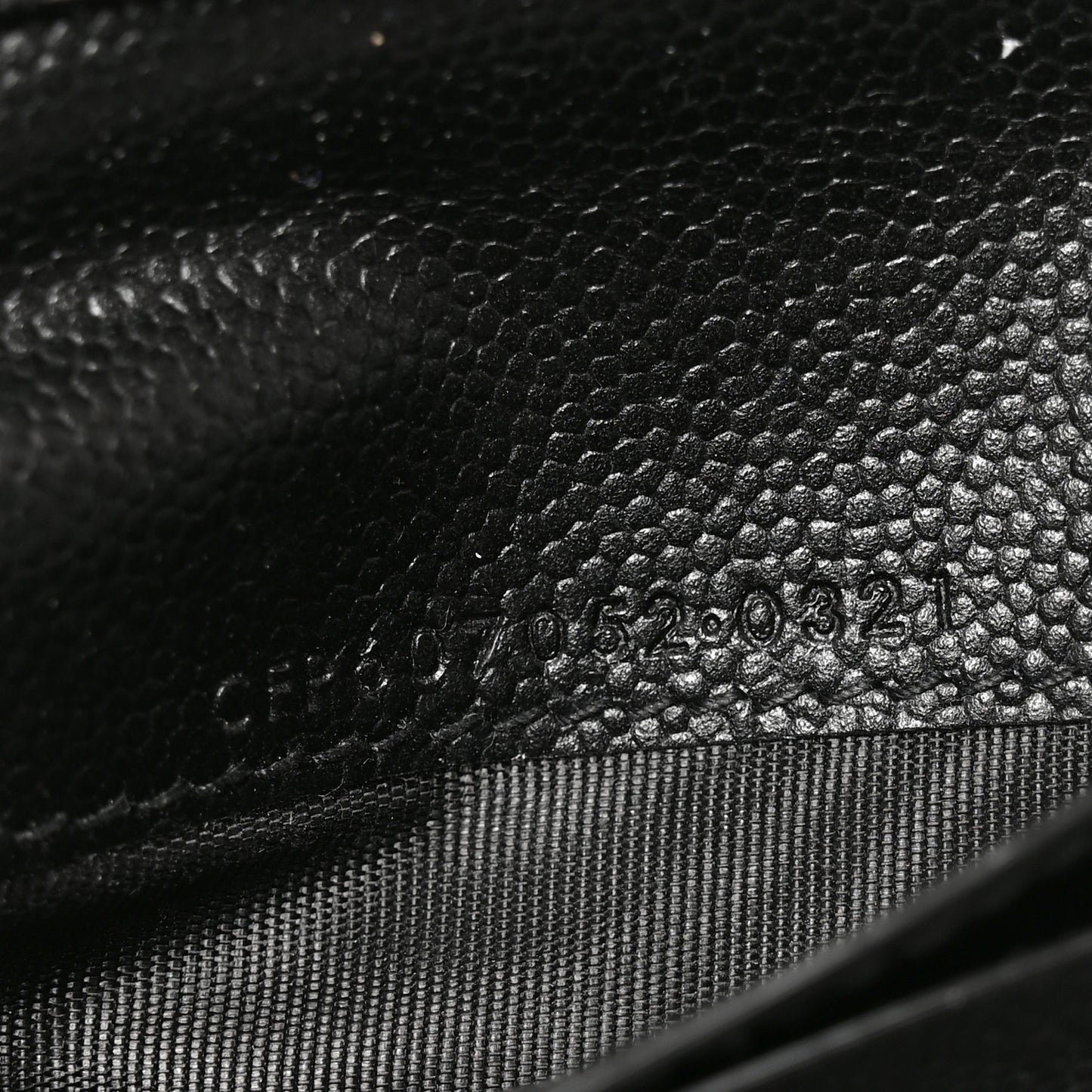 Grain De Poudre Monogram Bi-Fold Wallet Black
