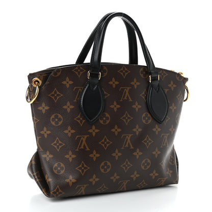 Louis Vuitton Monogram Flower Zipped Tote PM Black 2 of 4