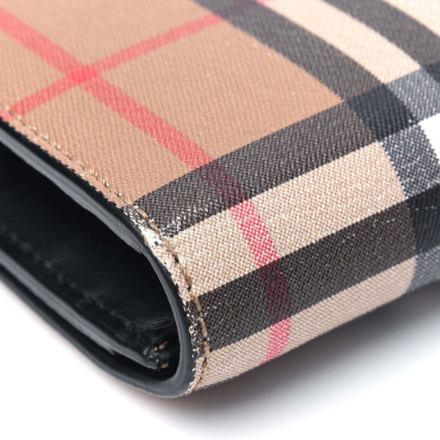 Vintage Check Halton Wallet Black