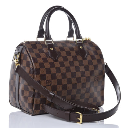 Louis Vuitton Damier Ebene Speedy Bandouliere 25 3 of 8