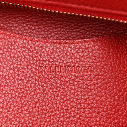 Balenciaga Grained Calfskin Neo Classic Gold Hardware S City Medium Red 6 of 10