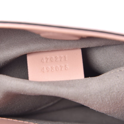 Gucci Nappa Bamboo Web Mini Nymphaea Top Handle Bag Perfect Pink Mystic White 8 of 11