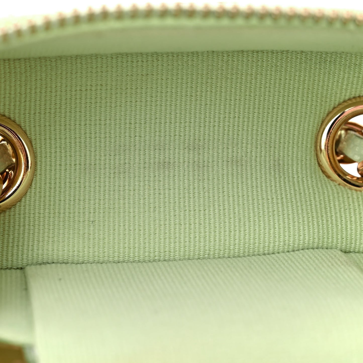 Caviar Quilted Phone Holder With Chain Light Green