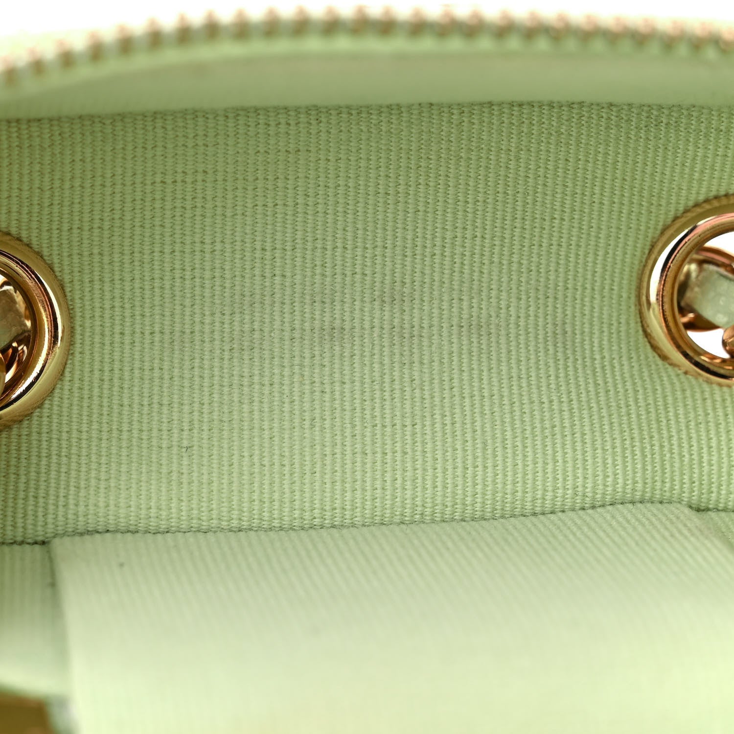 Chanel Caviar Quilted Phone Holder With Chain Light Green 12 of 13