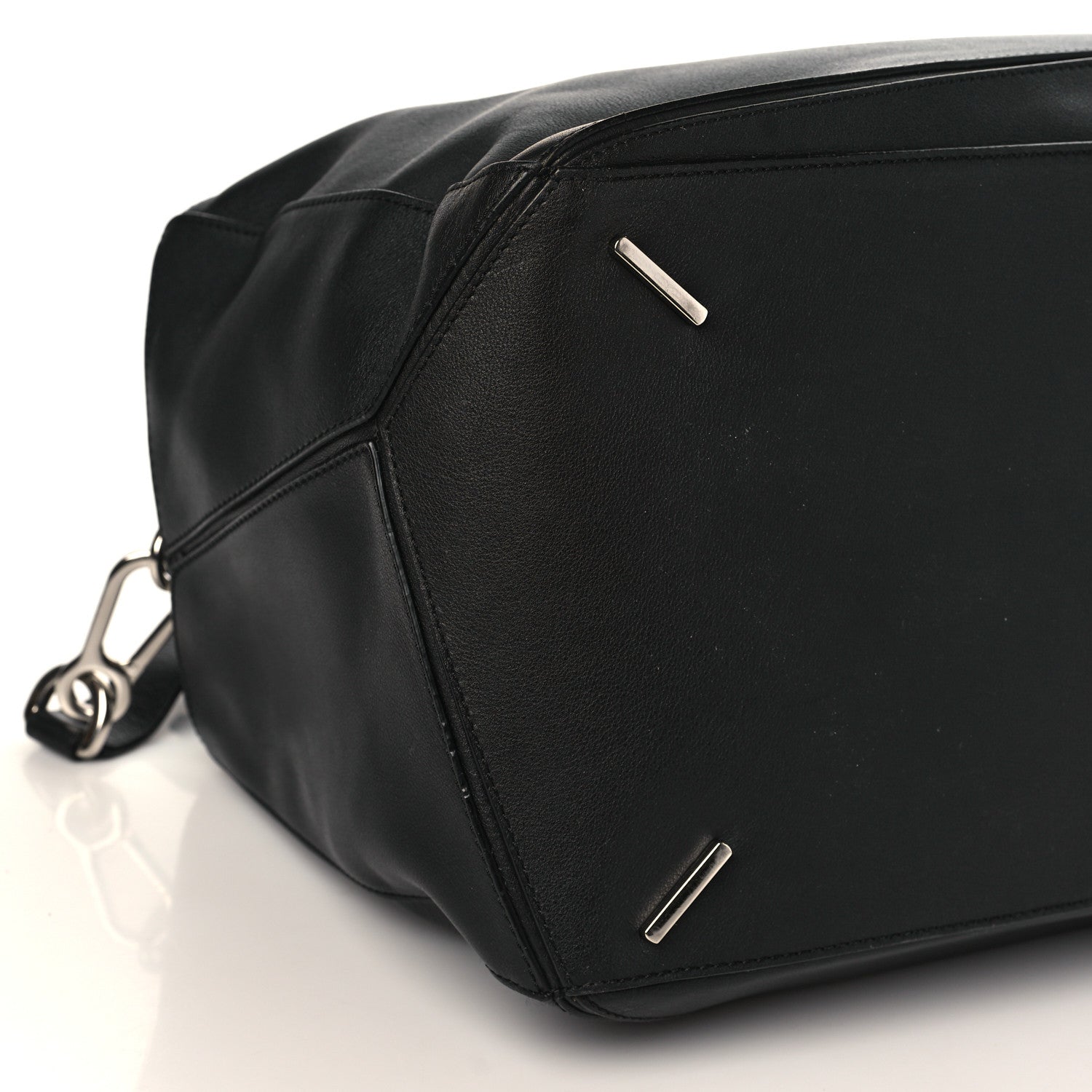 Loewe Calfskin XL Zipper Puzzle Bag Black 6 of 8