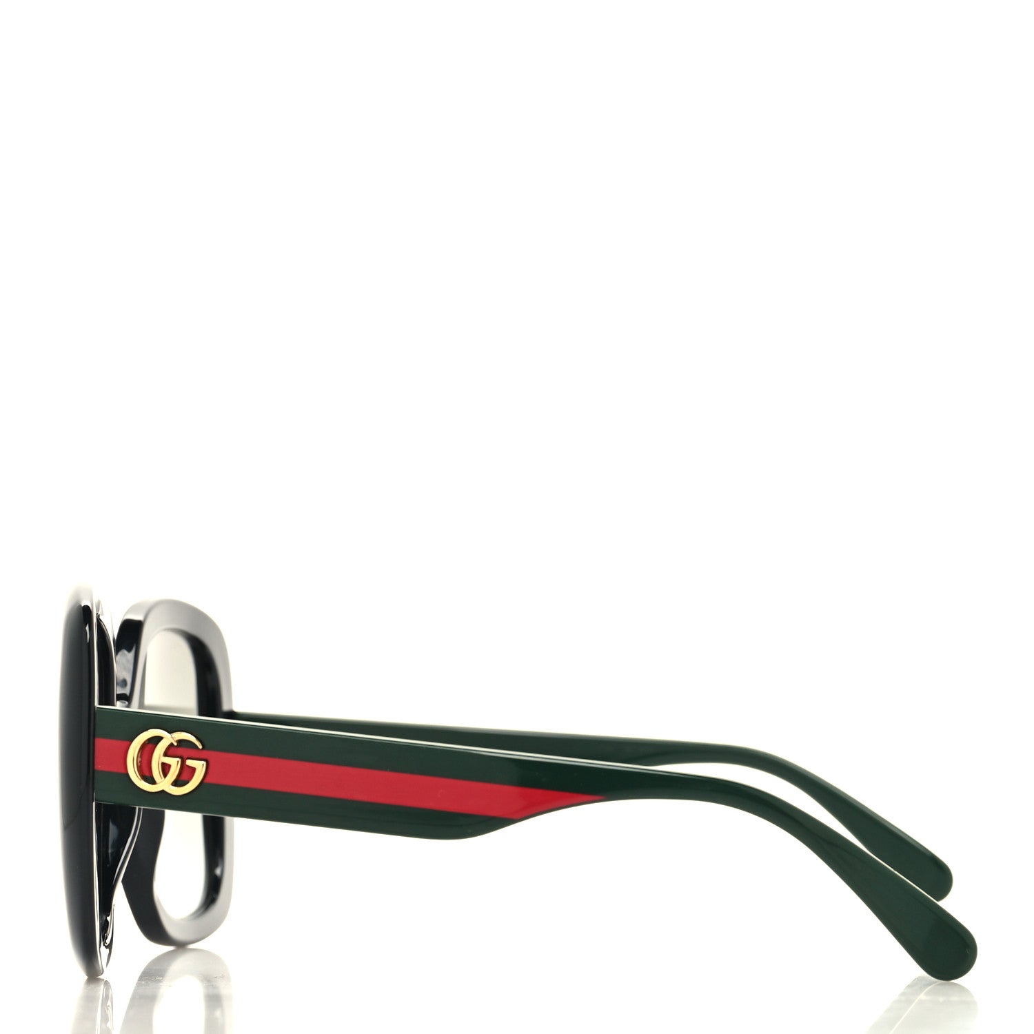 Gucci Acetate Square GG Web Sunglasses GG0713S Black 3 of 8