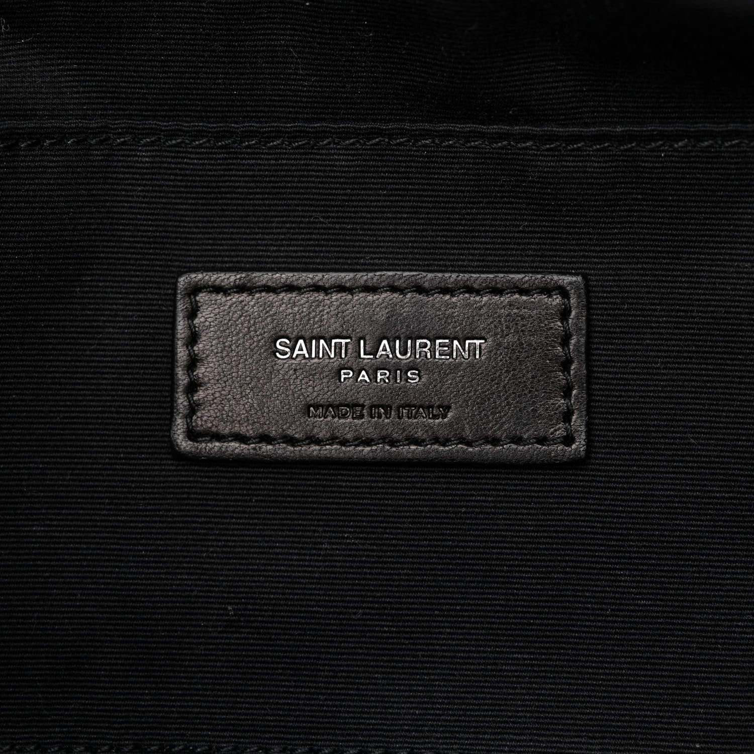 Saint Laurent Calfskin Belt Bag Black 6 of 12