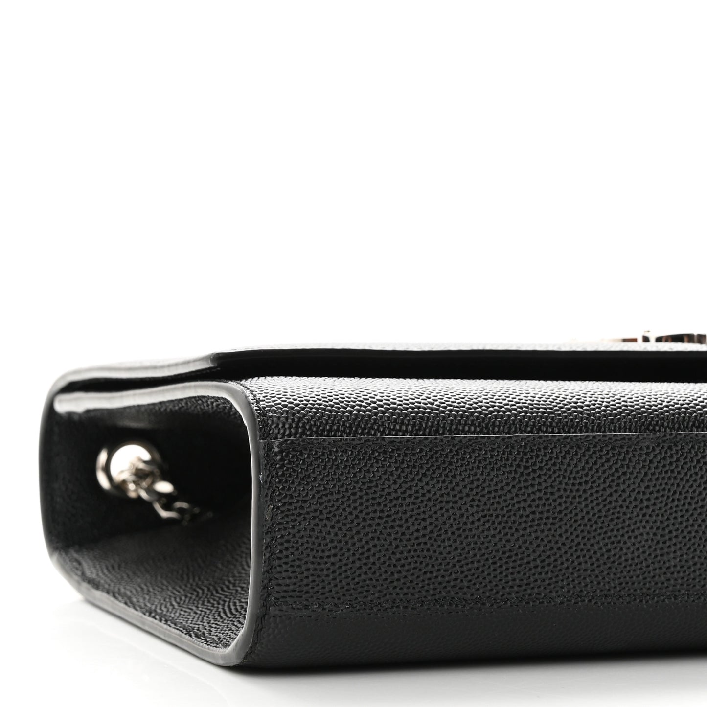 Grain De Poudre Medium Classic Monogram Kate Satchel Black