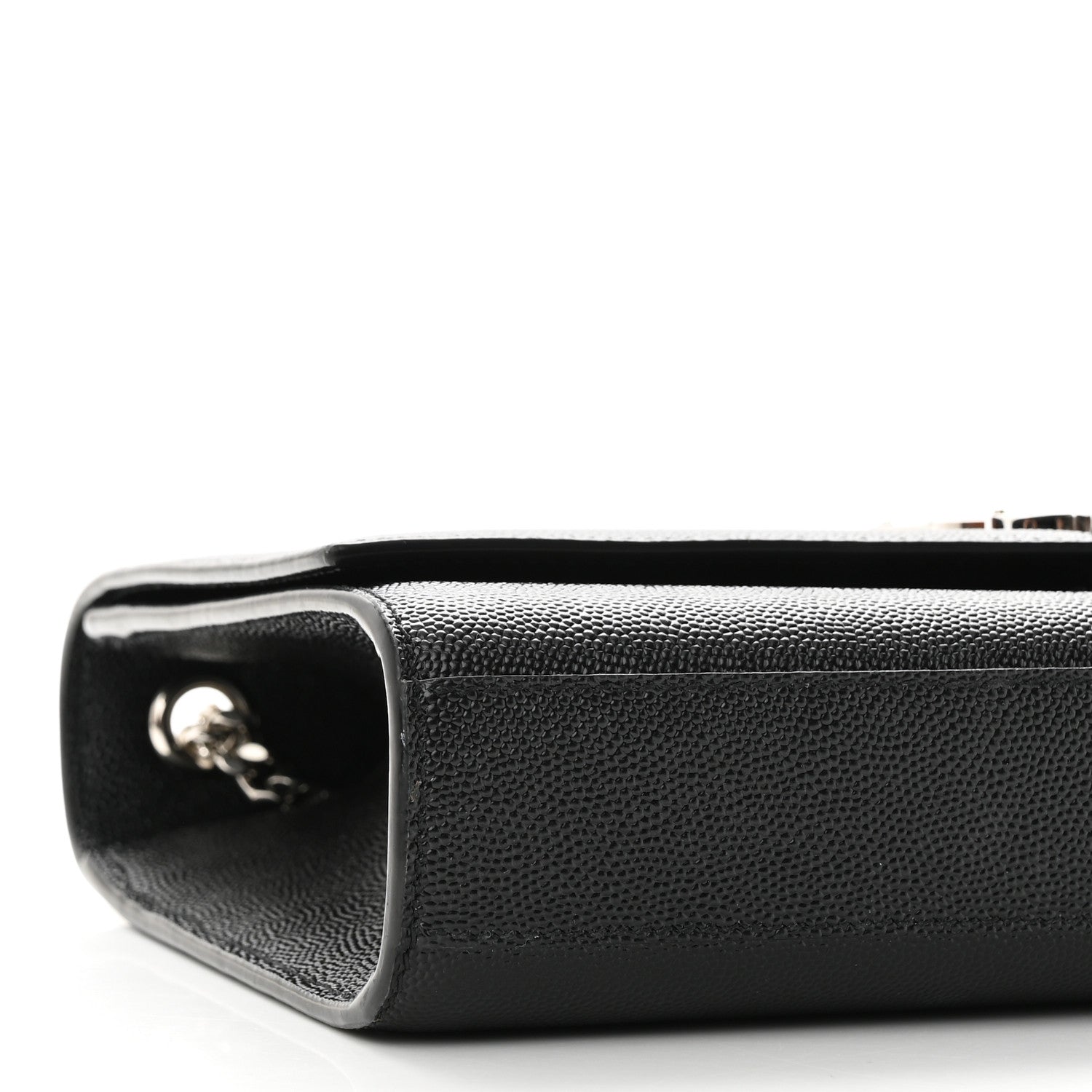 Saint Laurent Grain De Poudre Medium Classic Monogram Kate Satchel Black 8 of 9
