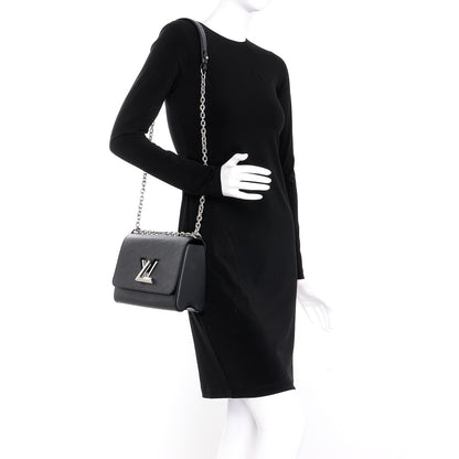Louis Vuitton Epi Twist Shoulder Bag MM Black 2 of 8