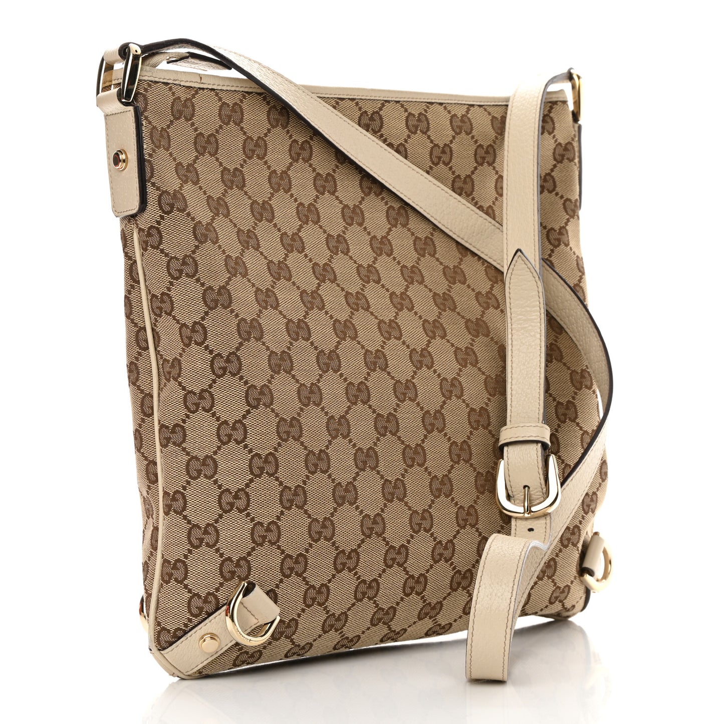 Monogram Abbey Messenger Bag Off White