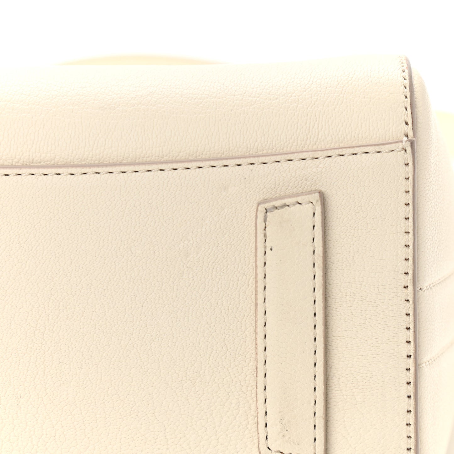 Sugar Goatskin Mini Antigona Off White
