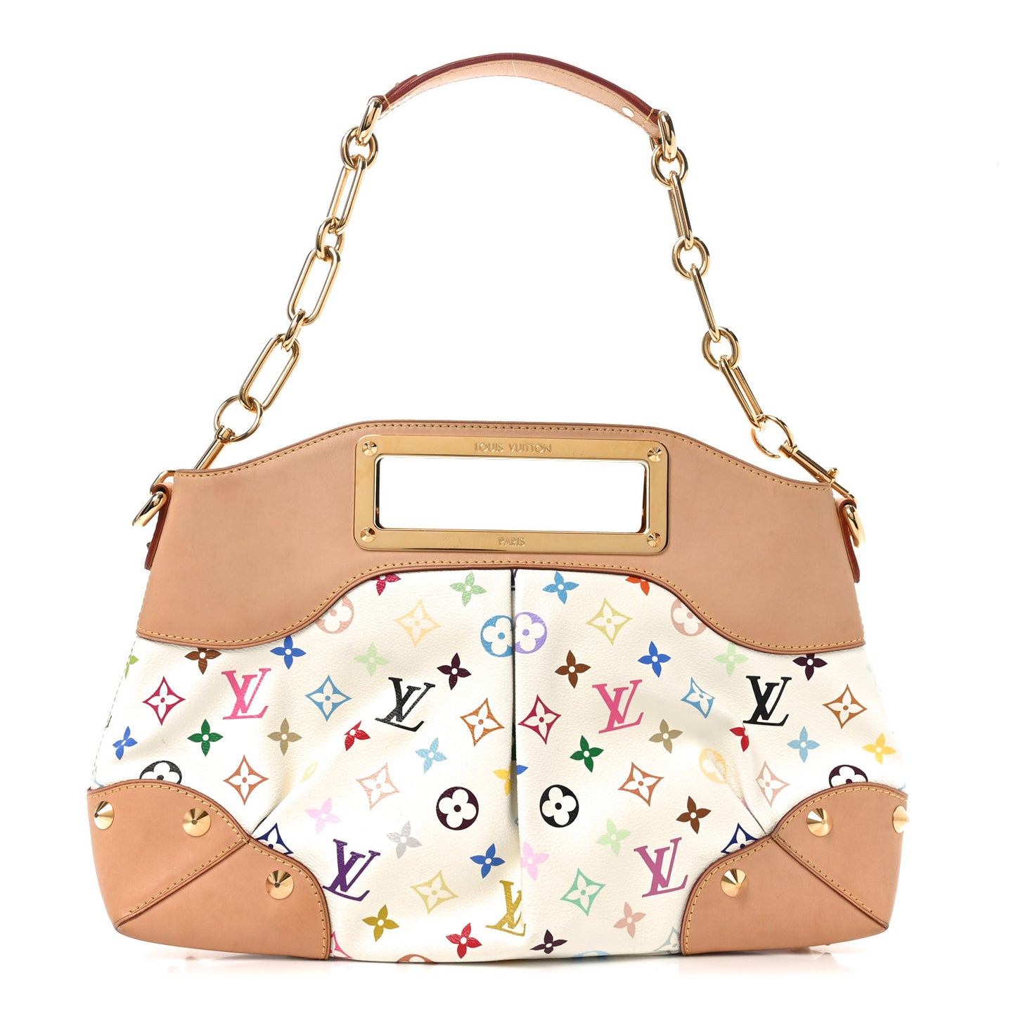 Monogram Multicolor Judy MM White