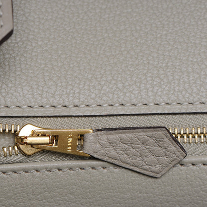 Hermes Taurillon Clemence Birkin 35 Sauge 17 of 27