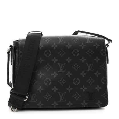 Louis Vuitton Monogram Eclipse District PM Black 1 of 10
