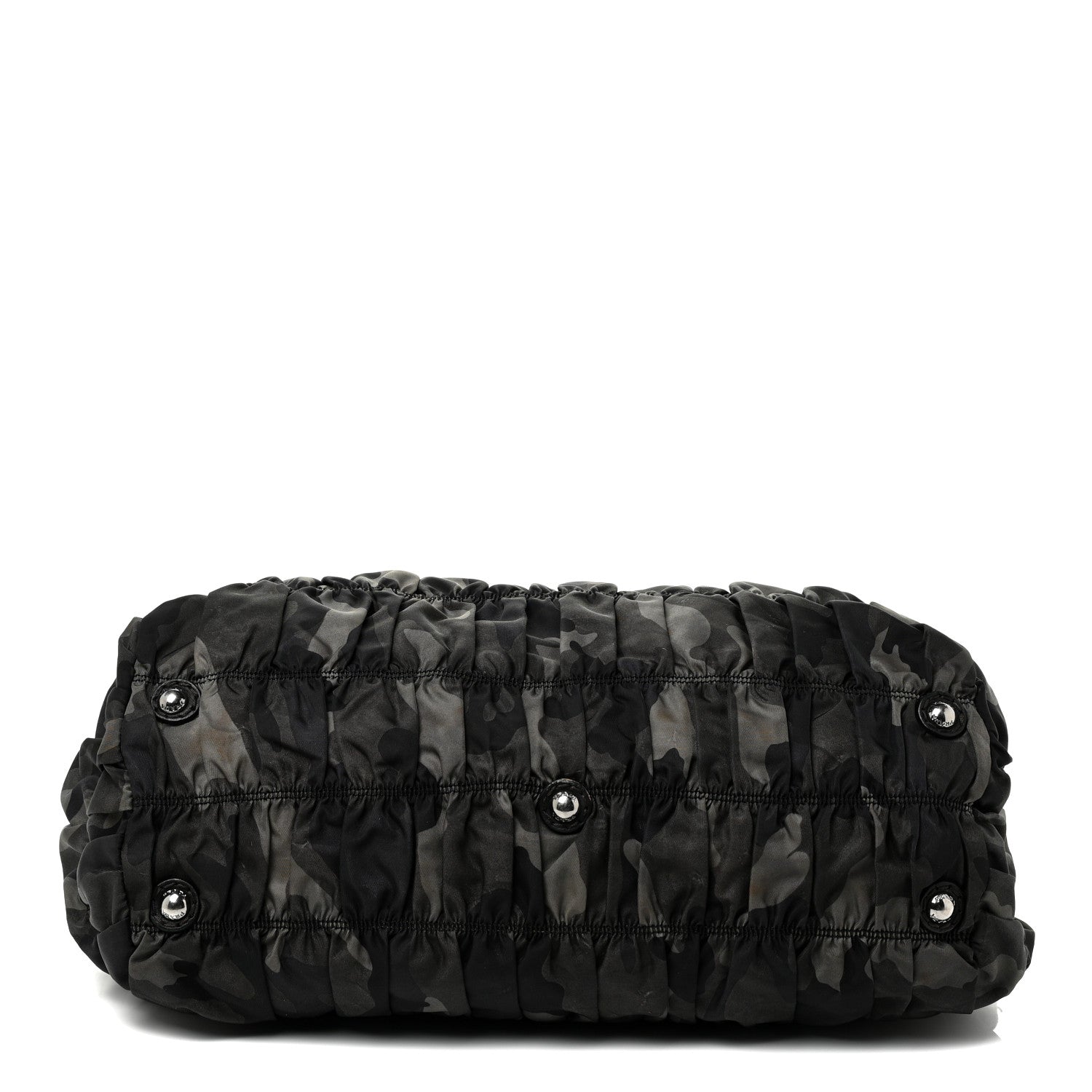 Prada Tessuto Nylon Gaufre Camouflage Tote Fumo 10 of 17