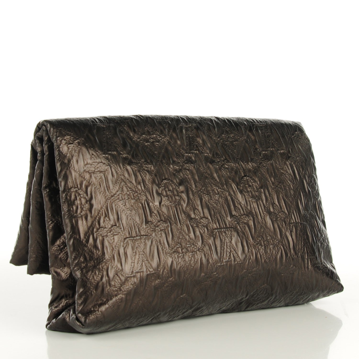 Louis Vuitton Jacquard Quilted Monogram Limelight Clutch PM Black 3 of 7