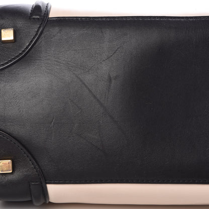 Celine Satin Calfskin Suede Mini Tri-Color Luggage Seashell 11 of 15