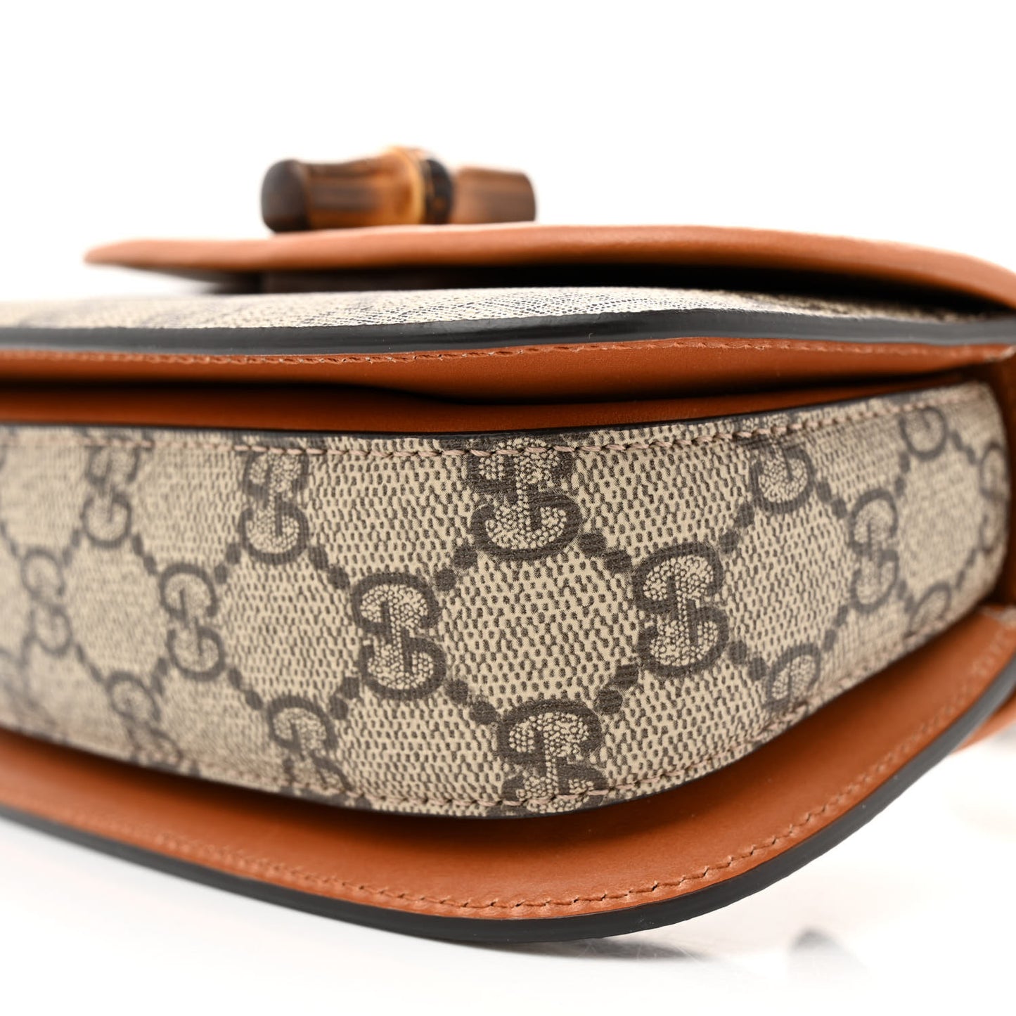GG Supreme Monogram Web Bamboo Mini 1947 Belt Bag 95 38 Beige