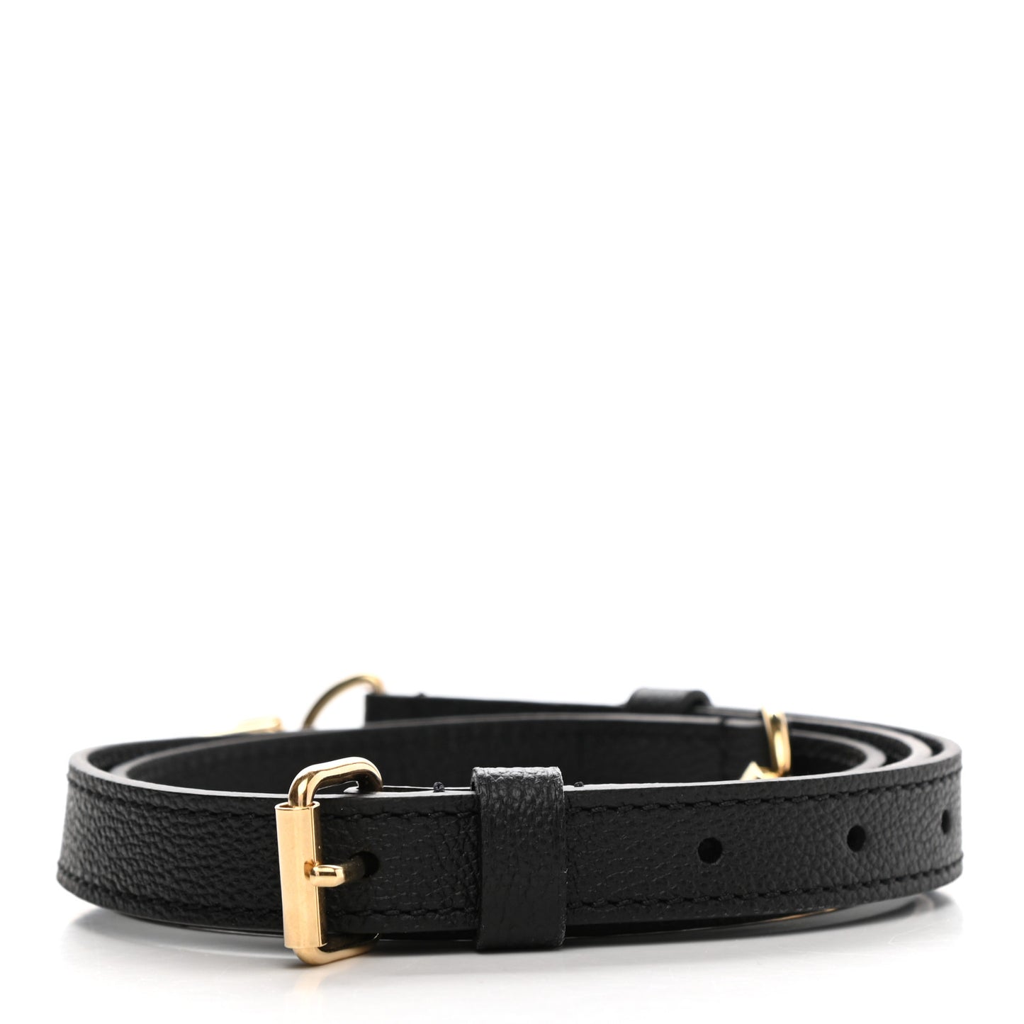 Calfskin 16mm Adjustable Shoulder Strap Black