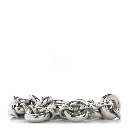 Loewe Aluminum Stainless Steel Chunky Donut Chain Shoulder Strap Silver 2 of 4