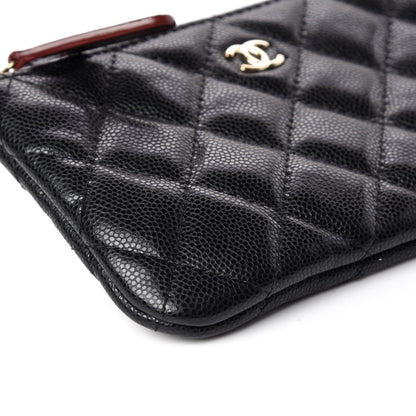 Chanel Caviar Quilted Small Cosmetic Case Black 5 of 10