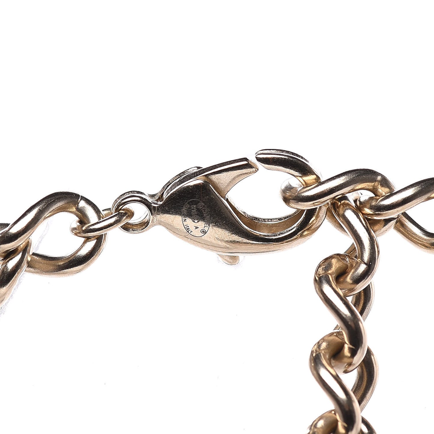 Crystal CC Choker Necklace Gold
