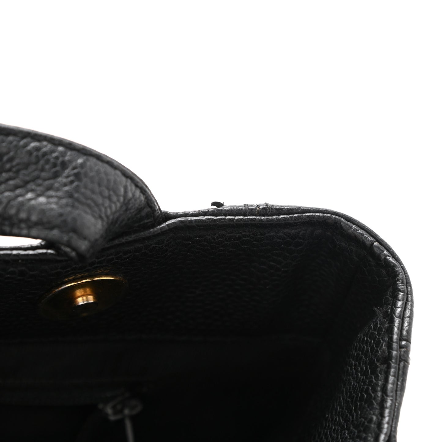 Caviar CC Shoulder Bag Black