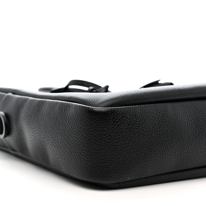 Saint Laurent Grained Calfskin Sac De Jour Briefcase Black 10 of 11