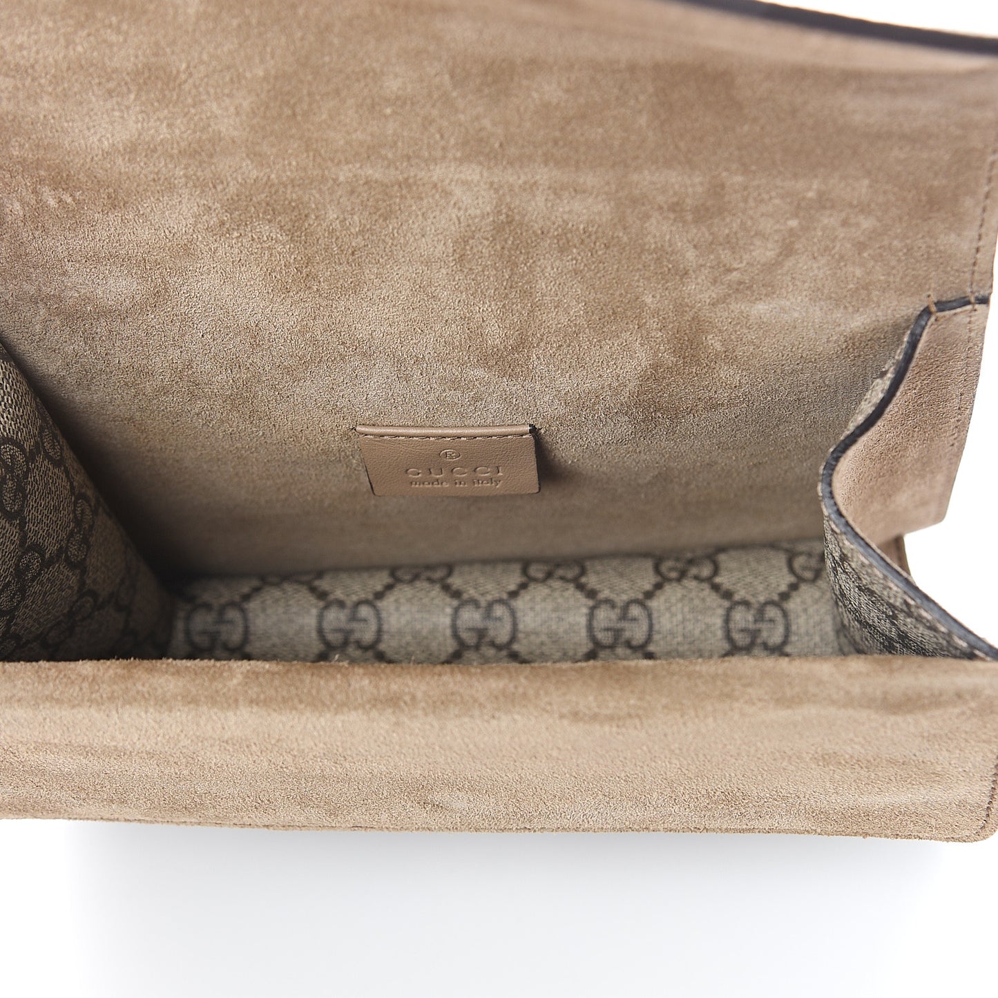 GG Supreme Monogram Mini Dionysus Shoulder Bag Taupe
