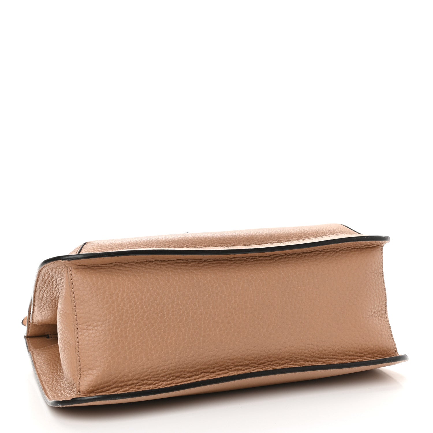 Gucci Cellarius Calfskin Medium Bamboo Daily Flap Shoulder Bag Camelia 4 of 8