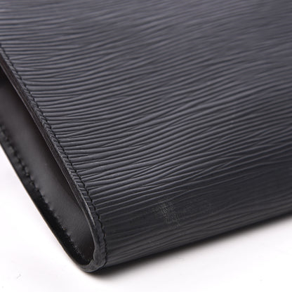 Louis Vuitton Epi Pochette Accessories 24 Black 7 of 10