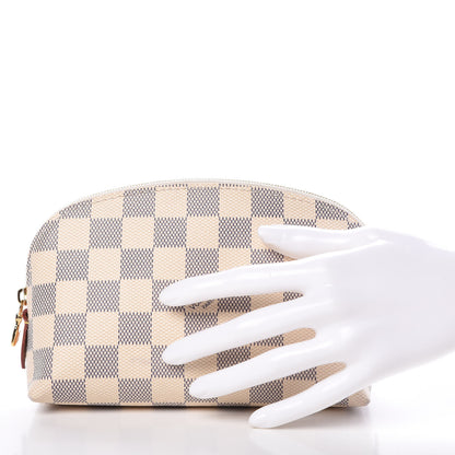 Louis Vuitton Damier Azur Cosmetic Pouch 2 of 10