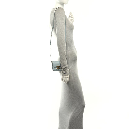 Celine Shiny Calfskin Mini Claude Soft Blue 2 of 10