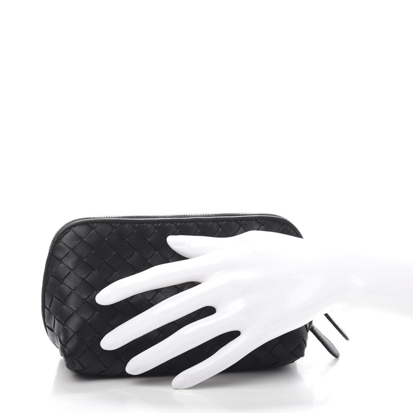 Nappa Intrecciato Cosmetic Case Black